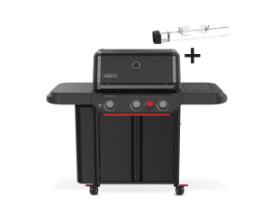 Grill gazowy Genesis E-330WR Stealth z rożnem